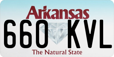 AR license plate 660KVL
