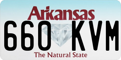AR license plate 660KVM