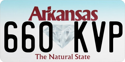 AR license plate 660KVP