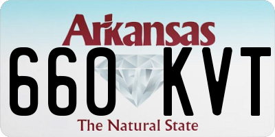 AR license plate 660KVT