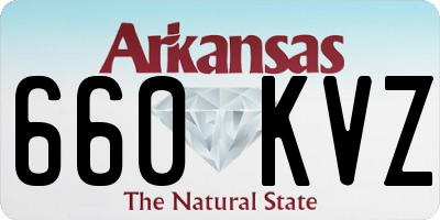 AR license plate 660KVZ