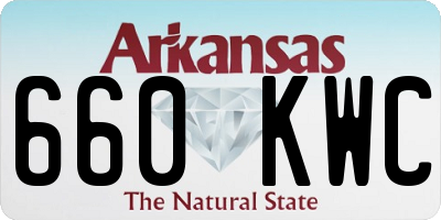 AR license plate 660KWC