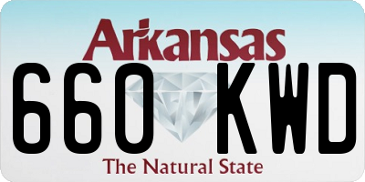 AR license plate 660KWD