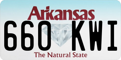 AR license plate 660KWI