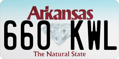 AR license plate 660KWL