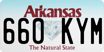 AR license plate 660KYM