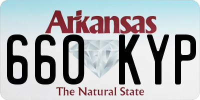 AR license plate 660KYP