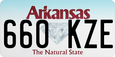 AR license plate 660KZE