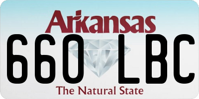 AR license plate 660LBC