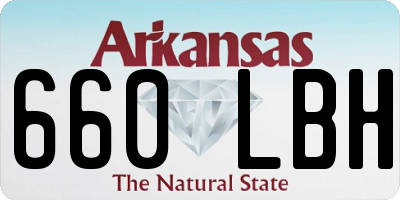 AR license plate 660LBH