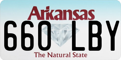 AR license plate 660LBY