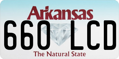 AR license plate 660LCD