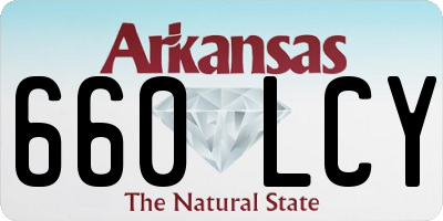 AR license plate 660LCY