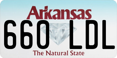 AR license plate 660LDL