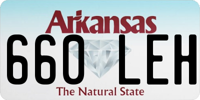 AR license plate 660LEH