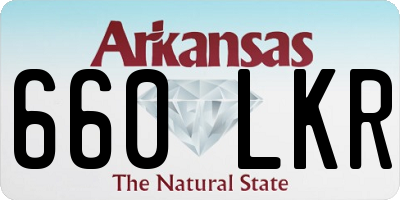 AR license plate 660LKR
