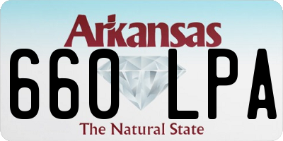 AR license plate 660LPA