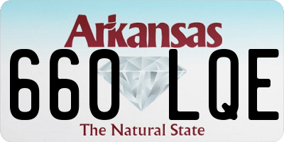 AR license plate 660LQE