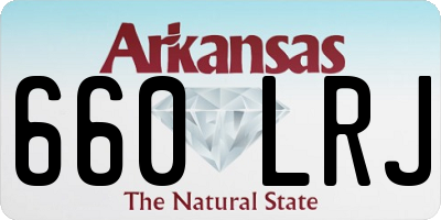 AR license plate 660LRJ