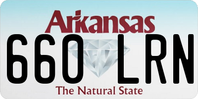 AR license plate 660LRN