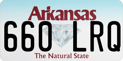 AR license plate 660LRQ