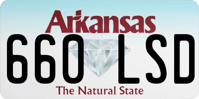 AR license plate 660LSD