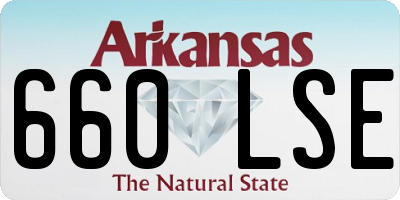 AR license plate 660LSE