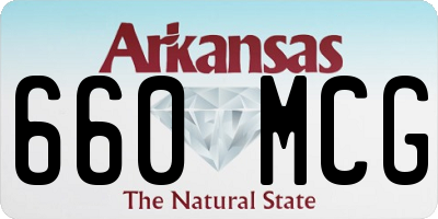 AR license plate 660MCG