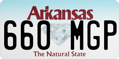 AR license plate 660MGP
