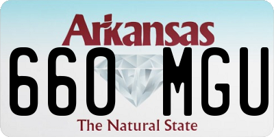 AR license plate 660MGU