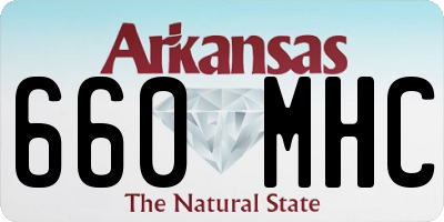 AR license plate 660MHC