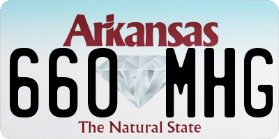 AR license plate 660MHG
