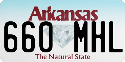 AR license plate 660MHL