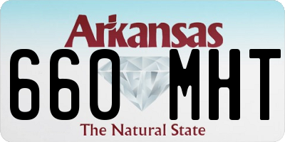AR license plate 660MHT