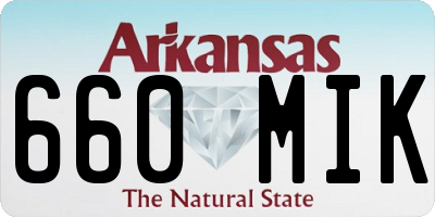 AR license plate 660MIK