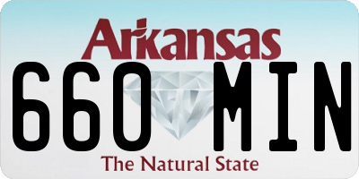 AR license plate 660MIN