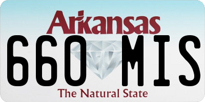 AR license plate 660MIS