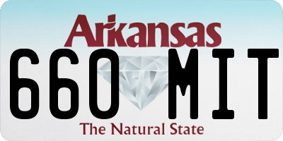 AR license plate 660MIT