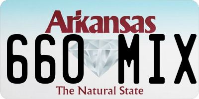 AR license plate 660MIX