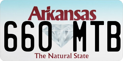 AR license plate 660MTB