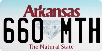 AR license plate 660MTH