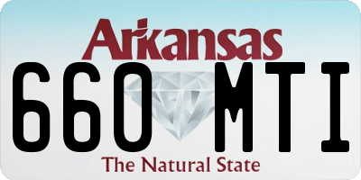 AR license plate 660MTI