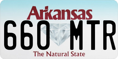 AR license plate 660MTR