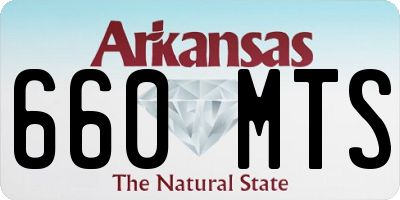 AR license plate 660MTS