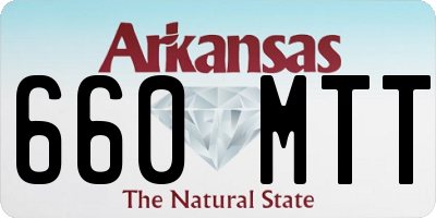 AR license plate 660MTT