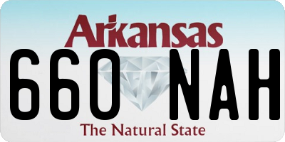 AR license plate 660NAH