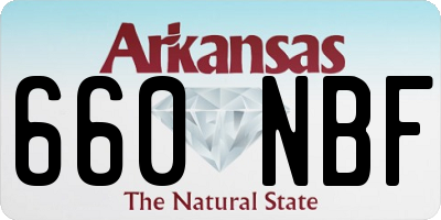 AR license plate 660NBF
