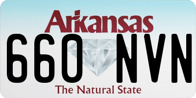 AR license plate 660NVN
