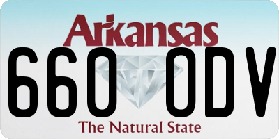 AR license plate 660ODV