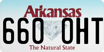 AR license plate 660OHT